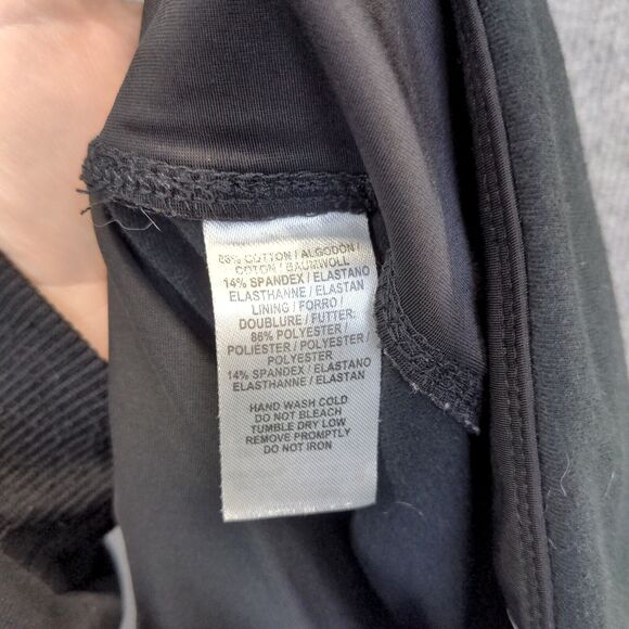 Lysse Women's Pull On Leggings Black Large Stretch Elastic Waistband Studded - Picture 10 of 12